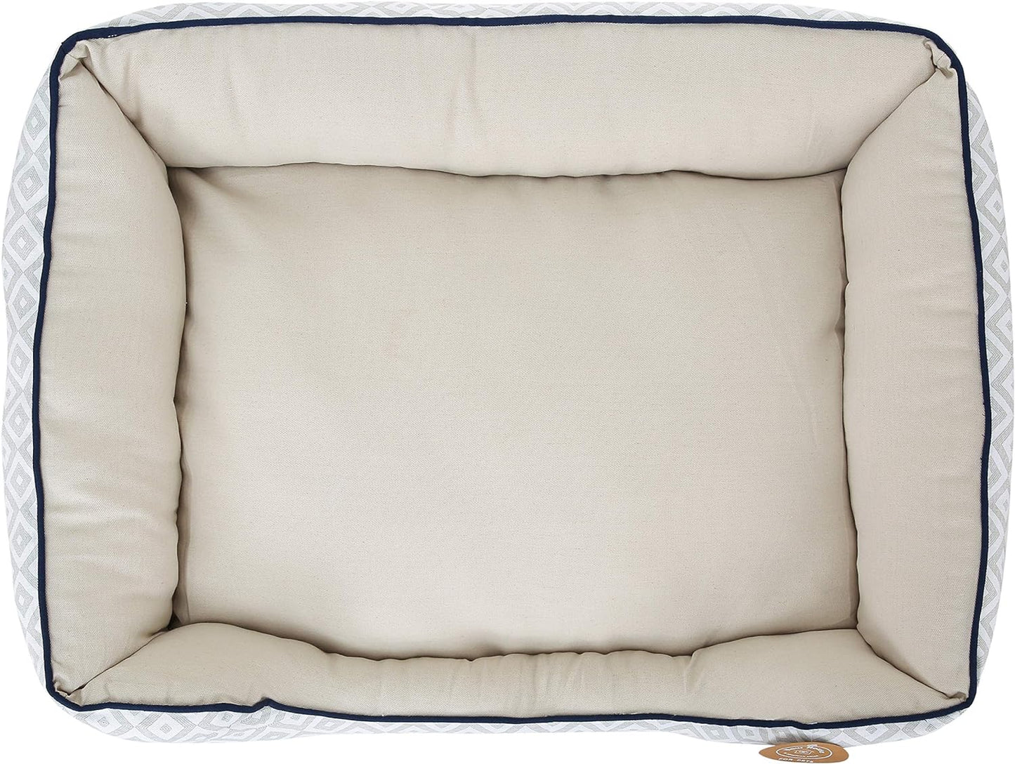 Now House for Pets by Grey Diamond Medium Washable Cuddler Dog Bed for Medium Breeds