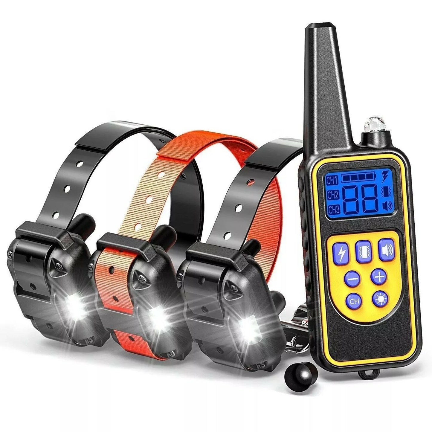 3000 FT Rechargeable Remote Dog Training Collar - Waterproof Shock Trainer