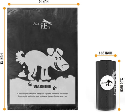 Lavender-Scented Dog Waste Bags - Leak-Proof and Easy-Tear for Eco-Friendly Disposal