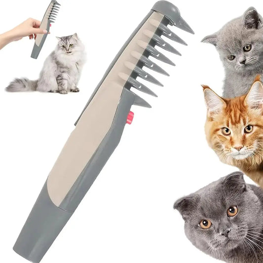 Electric Pet Grooming Comb for Dogs and Cats - Efficient Tool for Mat and Tangle Removal