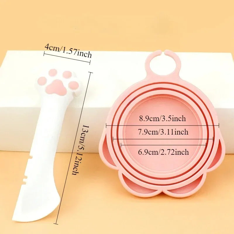 Long-Handled Pet Food Spoon for Canned and Dry Food - Ideal for Cats and Dogs