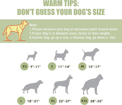 Washable Male Dog Belly Wraps - Pack of 3 (Small: 11"-14" Waist)