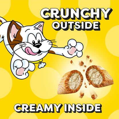 Jumbo Chicken Flavor Cat Treats, Crunchy and Soft, 2.5 Oz Pouch (Pack of 12)
