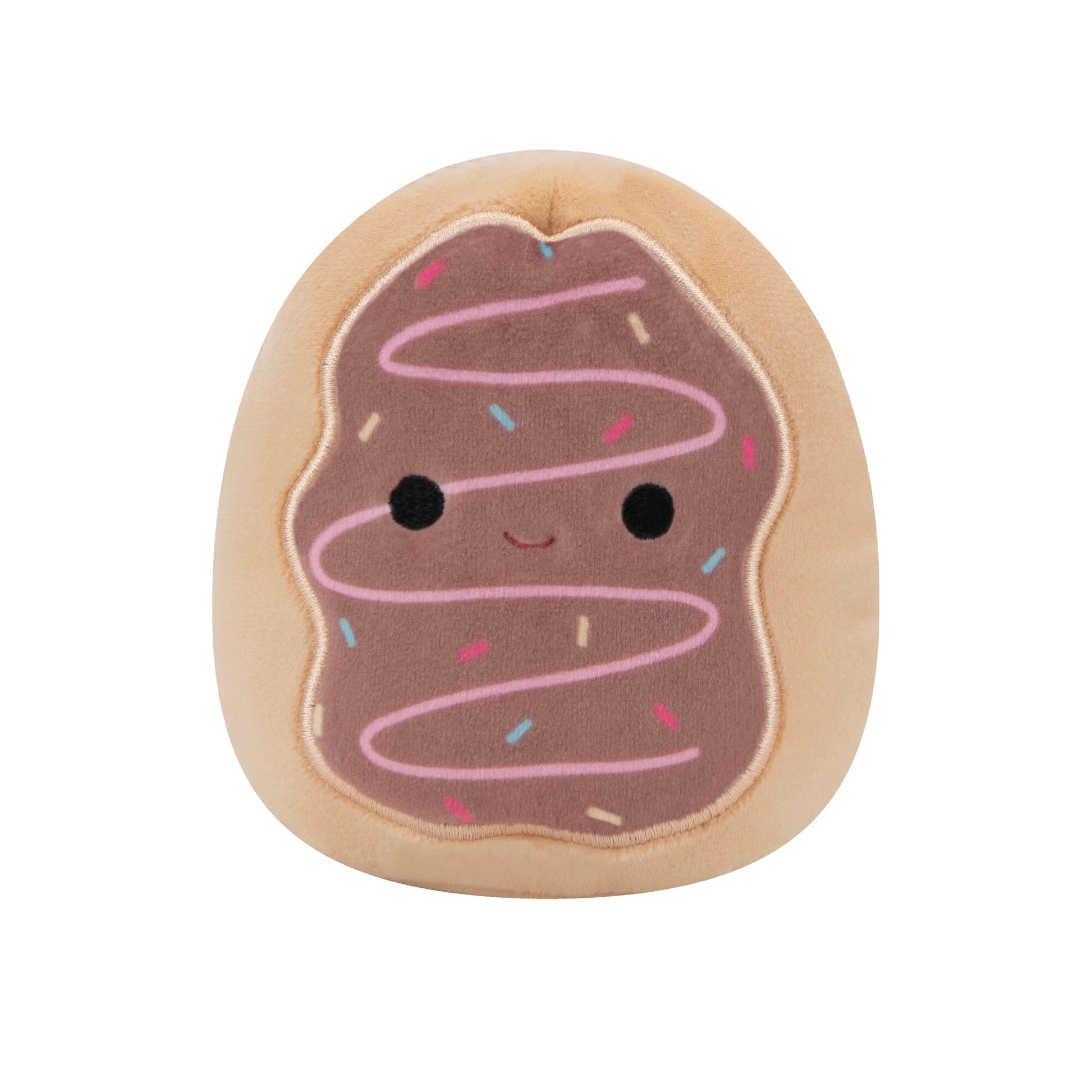 Original 3.5-Inch 2-Pack Emery Latte and Deja Donut Plush Dog Toys Set