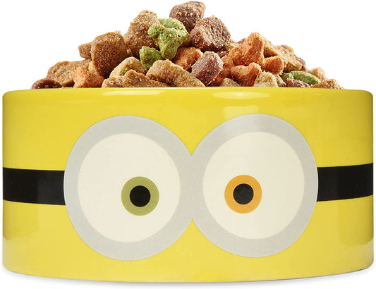 Bob Ceramic Dog Food and Water Bowl - 6" or 3.5 Cups | Officially Licensed Universal Studios Pet Product