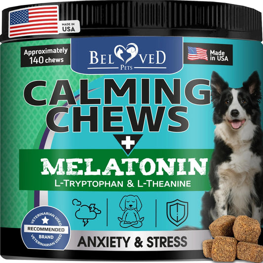 Hemp-Infused Calming Chews for Dogs - Effective Relief for Puppy Separation Anxiety
