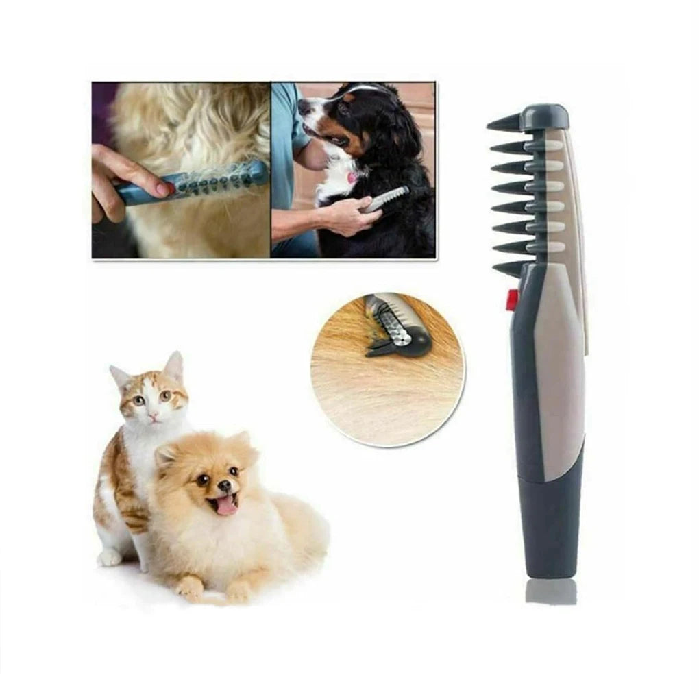 Electric Pet Grooming Comb for Dogs and Cats - Efficient Tool for Mat and Tangle Removal