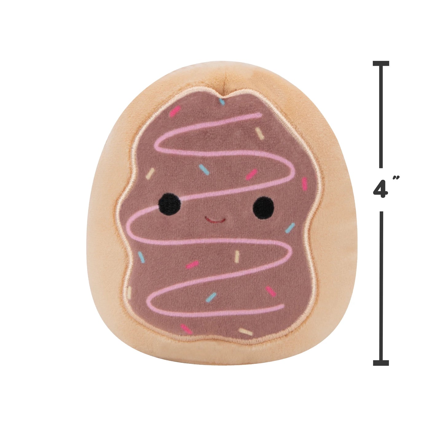 Original 3.5-Inch 2-Pack Emery Latte and Deja Donut Plush Dog Toys Set