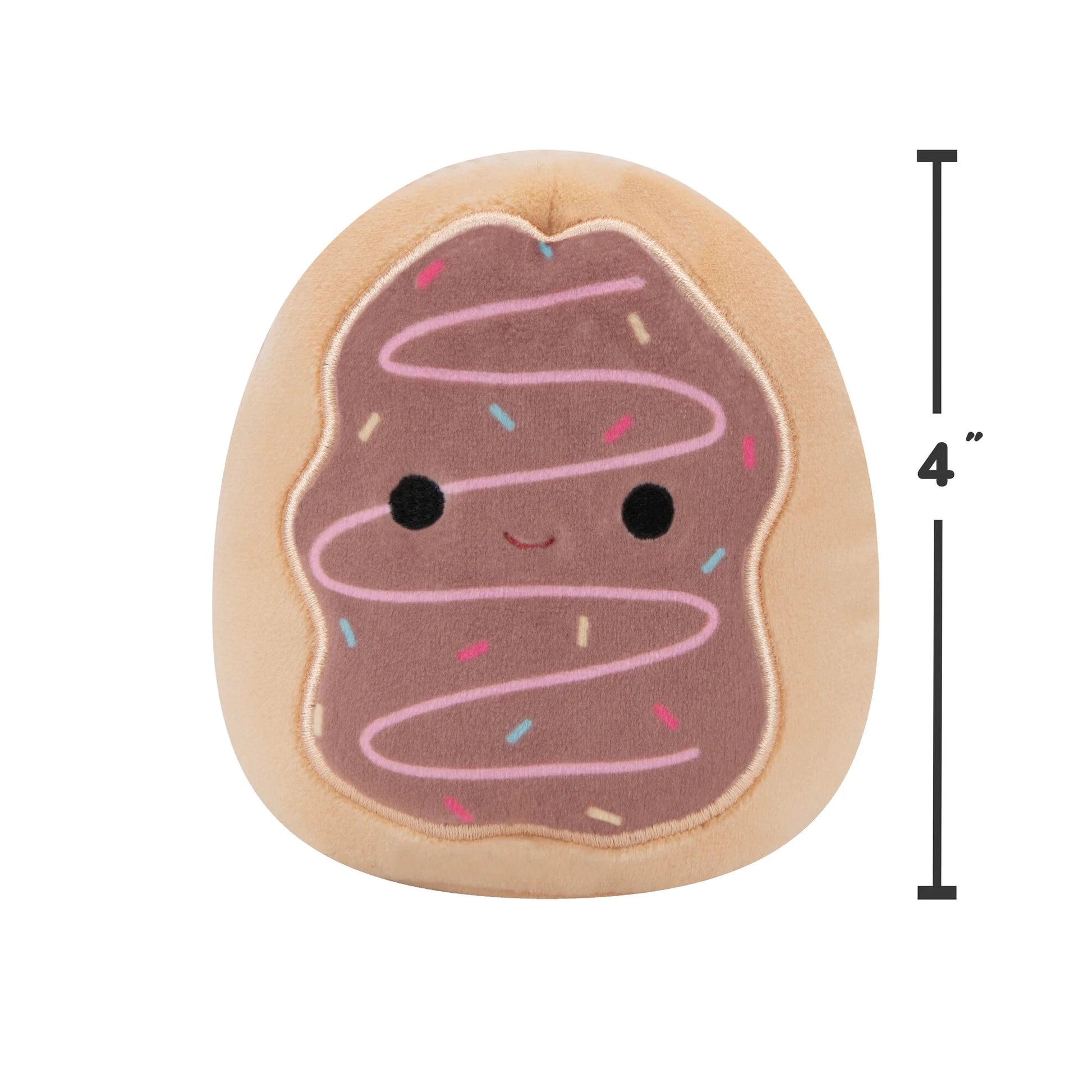 Original 3.5-Inch 2-Pack Emery Latte and Deja Donut Plush Dog Toys Set