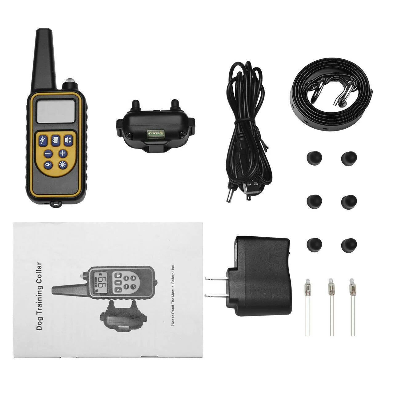 3000 FT Rechargeable Remote Dog Training Collar - Waterproof Shock Trainer