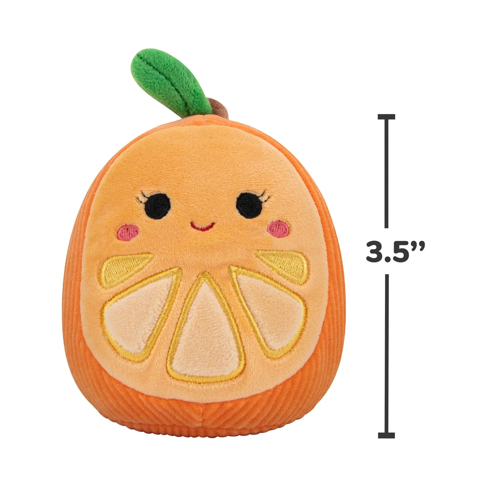 Original 3.5-Inch Plush Dog Toy Set: Cherry the Red Cherry and Celia the Orange Slice (2-Pack)