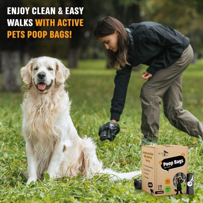 Lavender-Scented Dog Waste Bags - Leak-Proof and Easy-Tear for Eco-Friendly Disposal