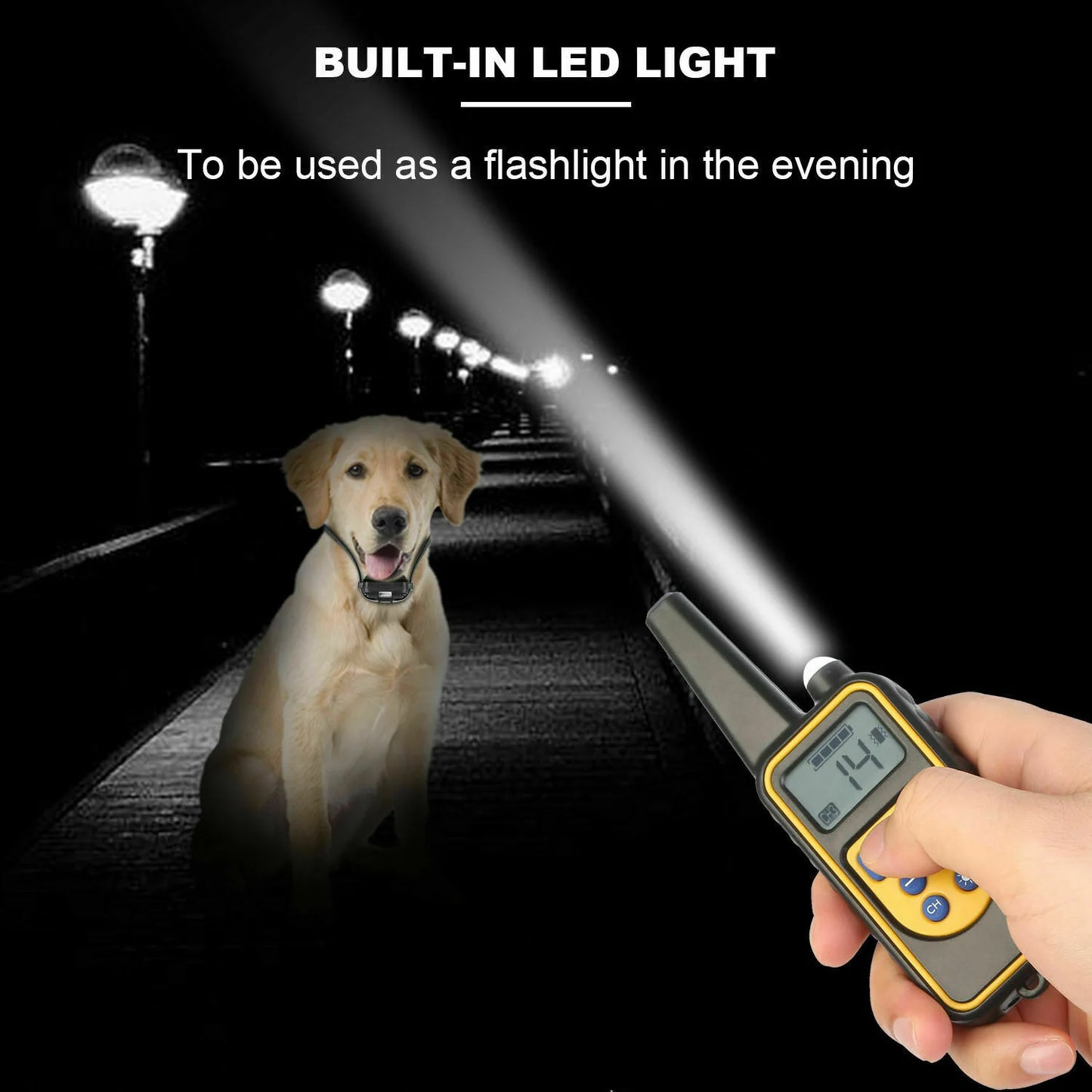 3000 FT Rechargeable Remote Dog Training Collar - Waterproof Shock Trainer